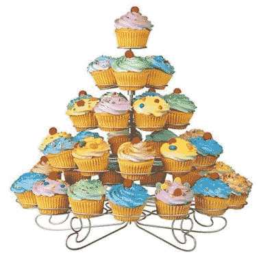 Looking for a great way to display your cupcakes Check out this display 